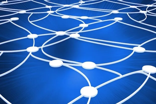 A graphic illustration displaying interconnected nodes forming a network, overlaid on a map of the United States. The nodes glow with different colors, representing various decentralized media platforms. The interconnectedness symbolizes the distributed and resilient nature of decentralized media.
