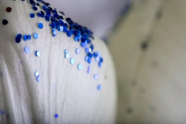 Close-up shot of a garment made from recycled plastic bottles. The texture is surprisingly soft and the design is modern and stylish, showcasing the potential of sustainable materials.