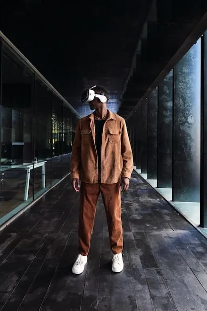 A person wearing a techwear outfit with multiple pockets, straps, and reflective elements, standing in a dimly lit alleyway with neon signs in the background. The outfit combines functionality with a futuristic, urban aesthetic.
