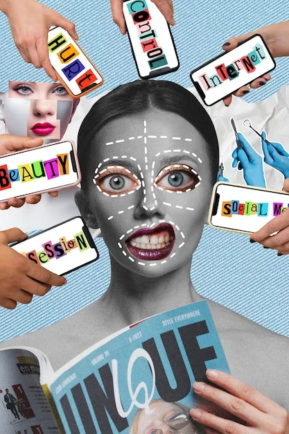 A split-screen image showcasing an artist promoting their Patreon across multiple social media platforms (Instagram, Twitter, YouTube). The left side shows their Instagram feed with visually appealing art posts linking to Patreon, while the right side displays a YouTube video excerpt encouraging viewers to support them on Patreon for exclusive content.