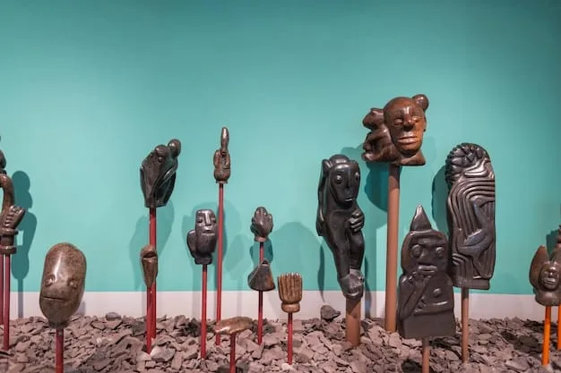 An outdoor art fair showcasing a variety of alternative art forms, including sculptures made from recycled materials, handmade jewelry, and mixed media paintings. Young people are actively engaging with the artists and purchasing artwork.