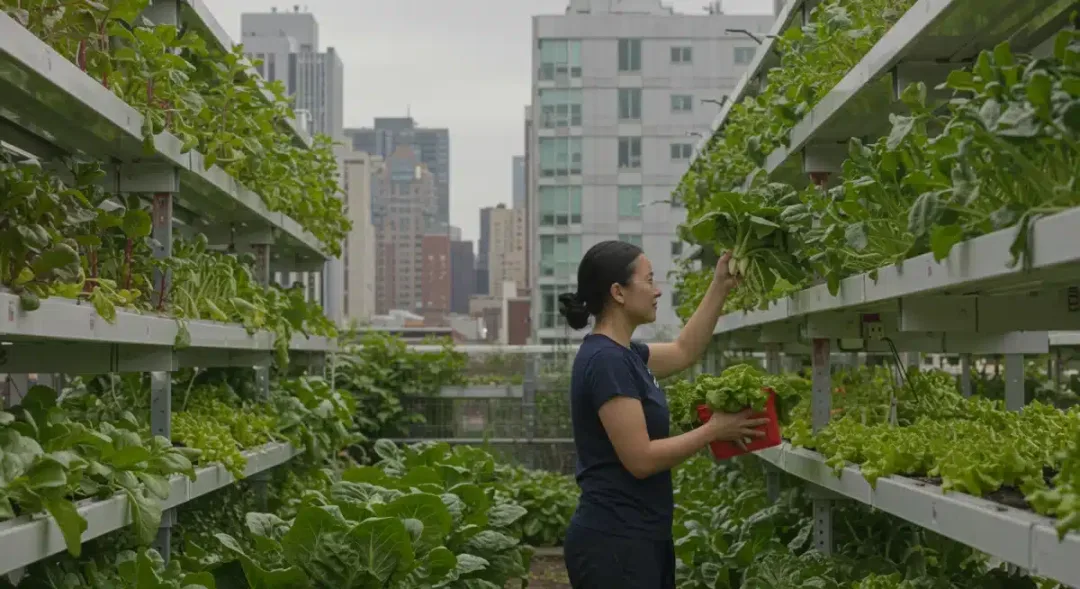 Sustainable urban farming and local food sourcing for city dwellers