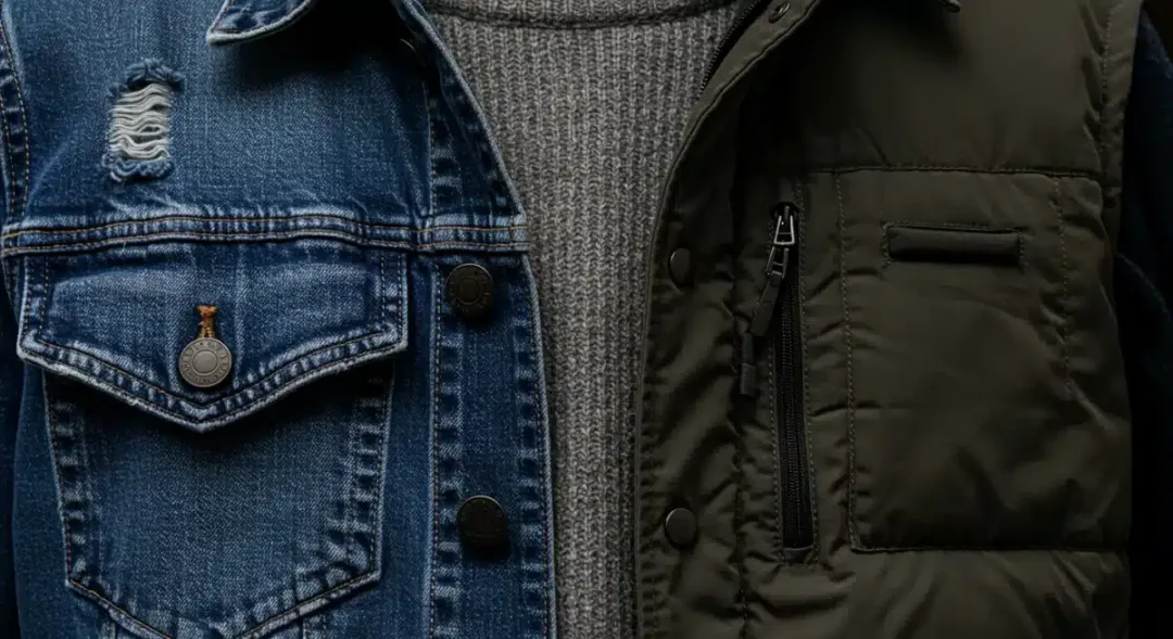 Tactile fabric layering for underground fashion