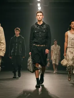 Models on runway displaying avant-garde underground fashion trends 2026 from US indie designers