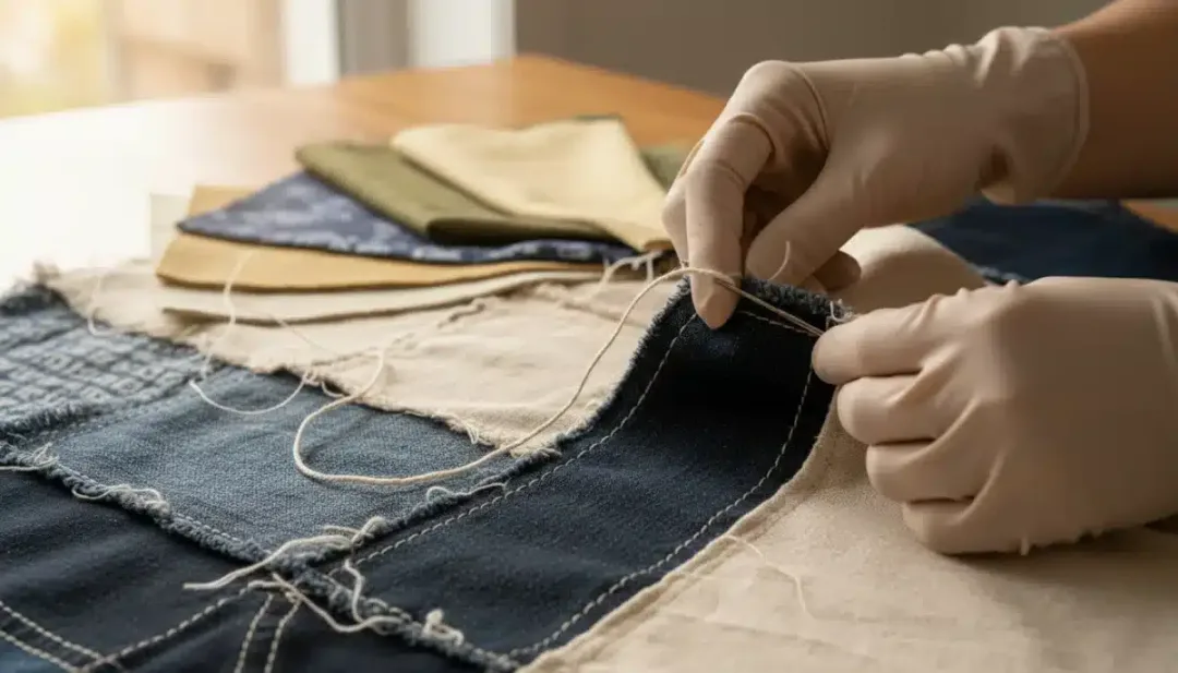 Ethical fashion production, sustainable materials, upcycling