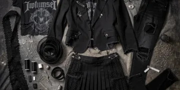 DIY deconstructed Trad-Goth wardrobe items on a budget
