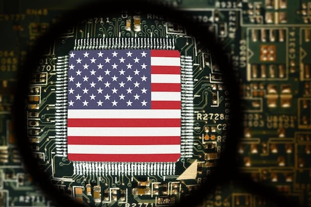A symbolic representation of ethical hacking protecting the US, featuring a digital shield with the American flag pattern, defended by lines of code and security protocols.