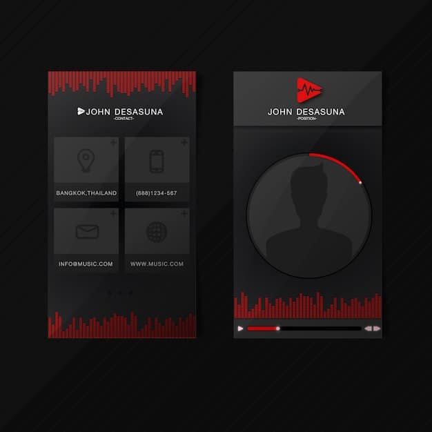 A sleek, modern EPK design displayed on a laptop screen, highlighting the 