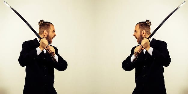A split image showing a musician smiling on one side, symbolizing copyright protection, and a frustrated musician on the other, symbolizing copyright infringement.