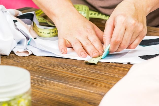 An image featuring a step-by-step guide on how to repurpose an old t-shirt into a stylish crop top. The guide shows the process of cutting, sewing, and adding decorative elements to the t-shirt.