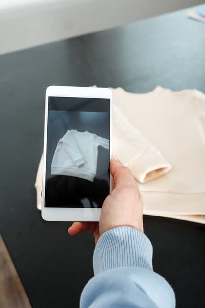 A close-up of a hand using a digital tablet to design a 3D-printed garment, highlighting the intersection of technology and fashion in the underground scene. The tablet displays intricate designs and patterns, showcasing the potential for personalization and innovation.