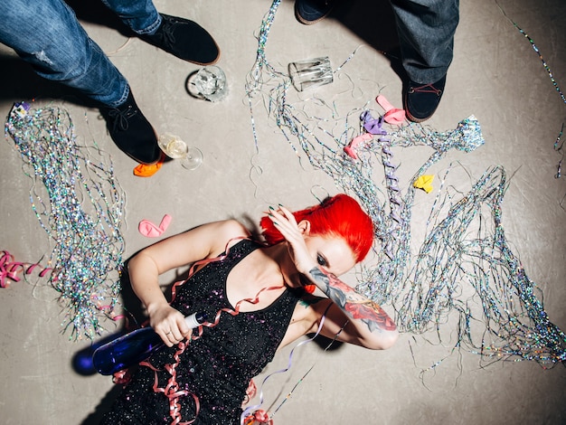 A collage showcasing different underground music fashion styles. Include images representing goth, rave, and grunge aesthetics. The collage should highlight the distinct clothing, accessories, and hairstyles associated with each subculture.