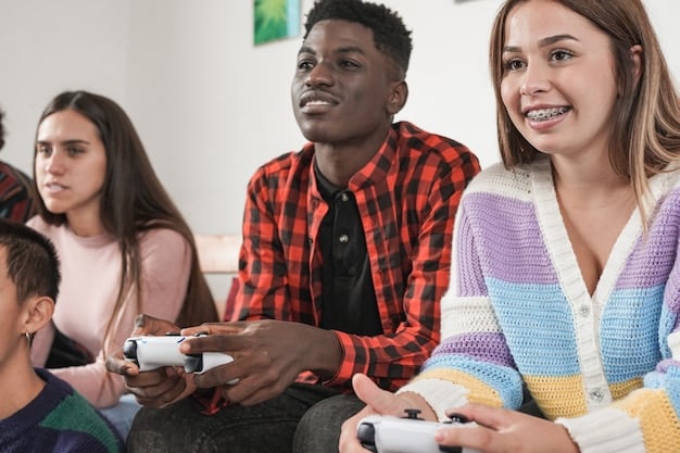 A group of individuals with various disabilities participating in a gaming session, using diverse adaptive controllers and accessible setups, highlighting the growing inclusivity in alternative gaming.