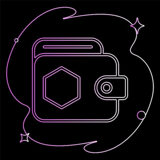 A close-up of a digital wallet displaying a unique NFT garment, with glowing hexadecimal code overlayed, symbolizing blockchain authenticity in fashion.