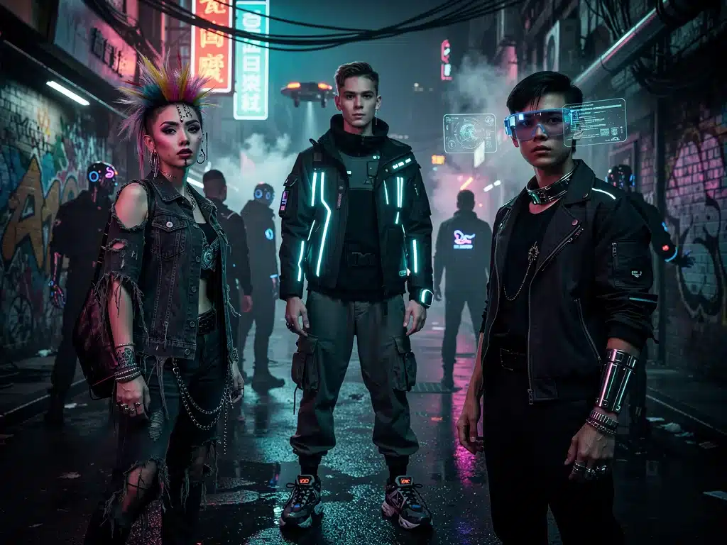 Cyber-Punk Aesthetics: 4 Key Trends Shaping Underground Fashion